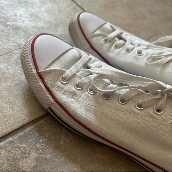 CONVERSE CHUCK TAYLOR All Star White Low Top Shoes - Men’s - Picture 3 of 8